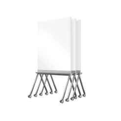 Ghent Roam Laminate Dry-Erase Whiteboard, Aluminum Frame, 4' x 3' (RM36SAWHN)