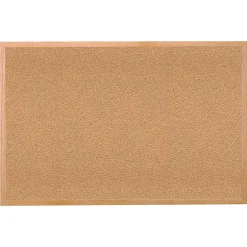 Ghent Wood Frame Cork Bulletin Board, 18" x 24" (GH-14181)