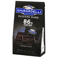 Ghirardelli Intense Dark 86% Cacao Dark Chocolate Candy Bar, 4.12 oz., 3/Bag (300-01033)