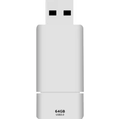 Gigastone 64GB USB 3.0 Type A Flash Drive, Assorted Colors (Chosen at Random) (TE-U364GB-R)