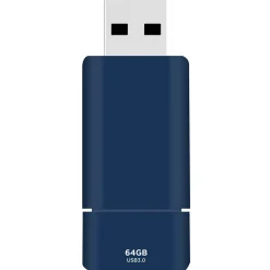 Gigastone 64GB USB 3.0 Type A Flash Drive, Assorted Colors (Chosen at Random) (TE-U364GB-R)