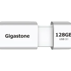 Gigastone 128GB USB 3.1 Type-A Flash Drive, White (GS-U3128GBWH-BC)