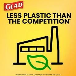 Glad 39 Gallon Lawn & Leaf Bags, Black, 12 Bags/Box (70028)