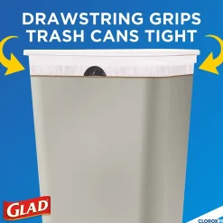 Glad 13 Gallon Trash Bag, 8.5