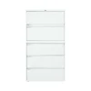 Global 9300 Plus Series 5-Drawer Lateral File Cabinet, Locking, Letter/Legal, Designer White, 36" (TD9336P5F1HDWT)