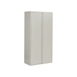 Global 9300 Series 72" Metal Storage Cabinet with 4 Shelves, Designer White (9336P-S72LDWT)