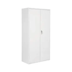 Global 9300 Series 72" Steel Storage Cabinet with 4 Shelves, Designer White (TD9336S72DWT)