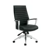 Global Accord Vinyl Computer and Desk Chair, Black (26704ALA16F)
