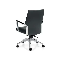 Global Accord Vinyl Executive Chair, Ink Black (26714ALA16F)