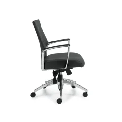 Global Accord Vinyl Executive Chair, Ink Black (26714ALA16F)