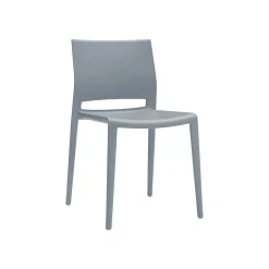 Global Bakhita Polypropylene Banquet/Reception Chair, Alloy 4/Carton (6751ALY)