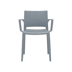 Global Bakhita Polypropylene Banquet/Reception Chair, Char, 4/Carton (6750CHA)
