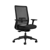 Global Factor Mesh Back Fabric Task Chair, Black (55408BKFU85)