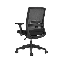 Global Factor Mesh Back Fabric Task Chair, Black (55418BKFU85)
