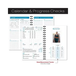 Global Printed Products Hardcover Fitness Journal, College-Ruled, Blue, 120 Pages (GPP-0068-S)