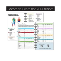 Global Printed Products Hardcover Fitness Journal, College-Ruled, Blue, 120 Pages (GPP-0068-S)