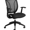 Global Roma Mid-Back Mesh/Fabric Task Chair, Coal (1906MBBKUR22)