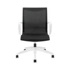 Global Solar Mesh Conference Chair, White/Black (8457MDN)