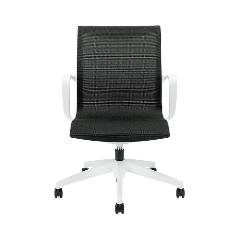 Global Solar Mesh Conference Chair, White/Black (8457MDN)