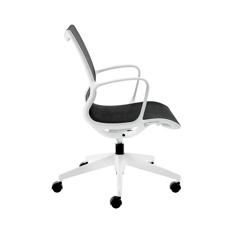 Global Solar Mesh Conference Chair, White/Black (8457MDN)