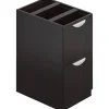 Global Superior 2-Drawer Vertical File Cabinet, Letter Size, Lockable, 28"H x 16"W x 22"D, Espresso (TDSL22FF-AEL)