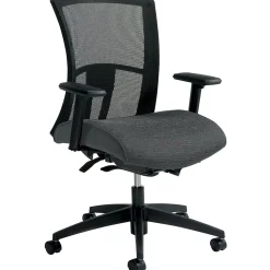 Global Vion Mesh Mid-Back Weight Sensing Synchro - Tilter Task Chair, Granite Rock (6322-8-UR20)