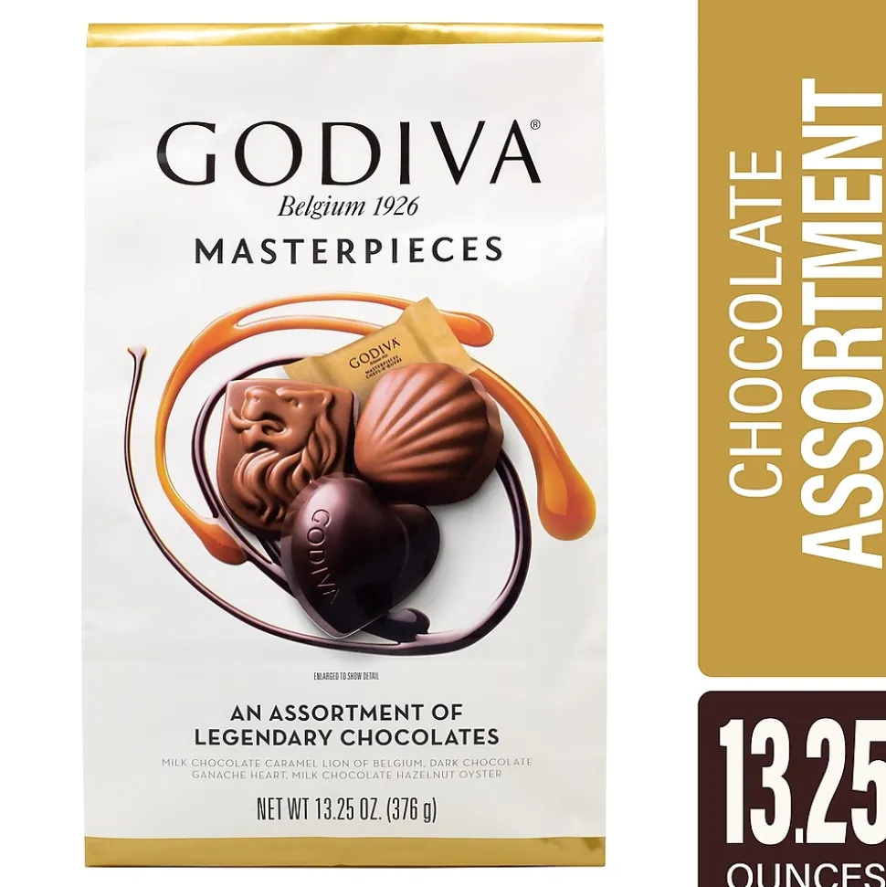 Godiva Masterpieces Assorted Chocolate Pieces, 13.25 oz. (220-01994)