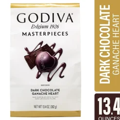 Godiva Masterpieces Ganache Heart Dark Chocolate Pieces, 13.4 oz. (220-01995)