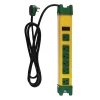 GoGreen Power 6' Metal Surge Protector, 6 Outlets, Yellow/Green (GG-26114)