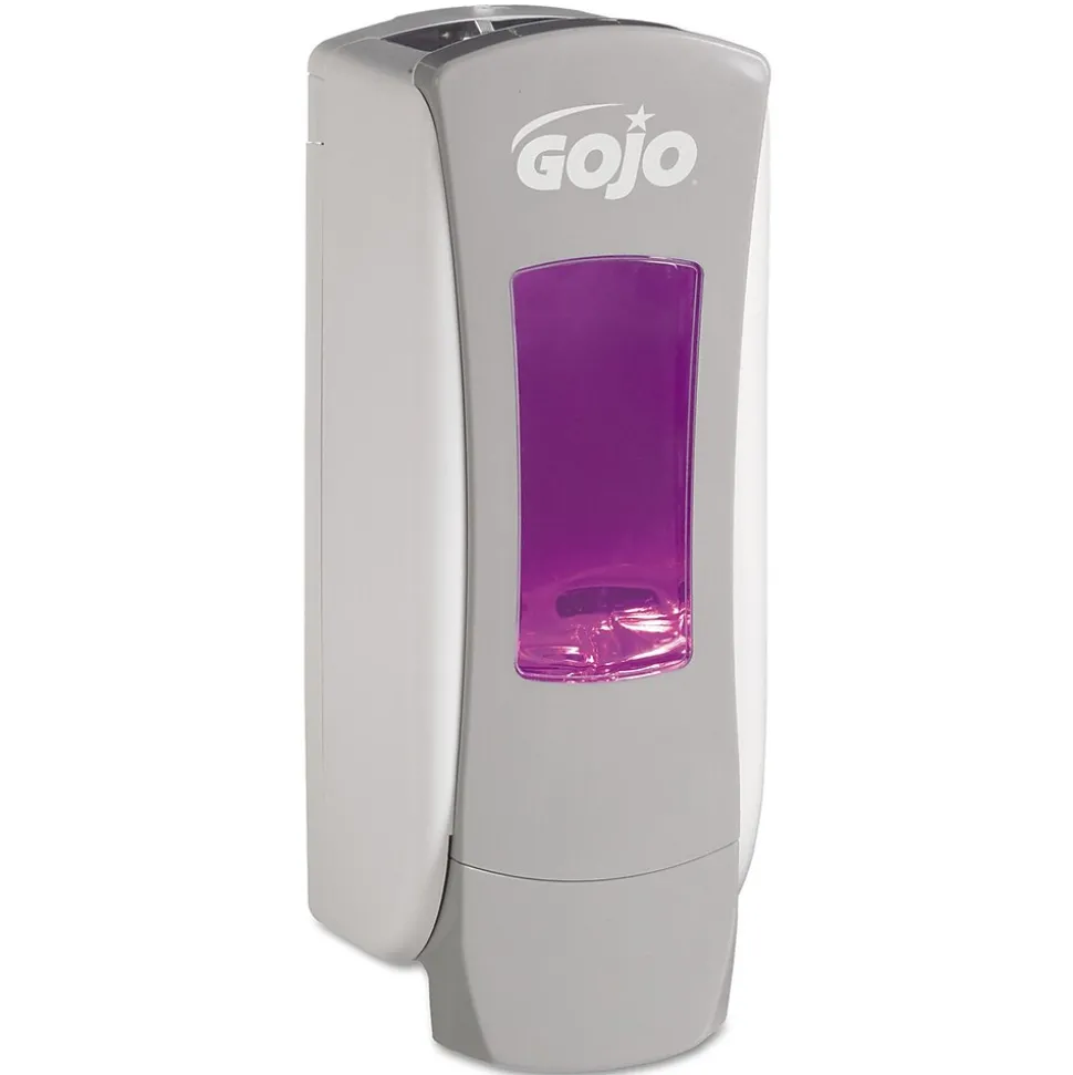 GOJO ADX12 Wall Mounted Hand Soap Dispenser, Gray/Silver (8884-06)