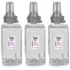 GOJO Antibacterial Foaming Hand Soap Refill for ADX-12 Dispenser, Plum Scent, 1250 mL, 3/Carton (8812-03)