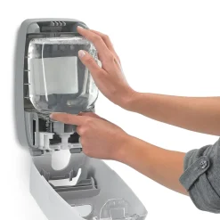 GOJO FMX 12 Wall Mounted Hand Soap Dispenser, Gray/Silver (5150-06)