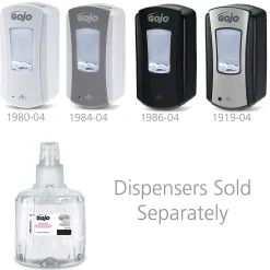GOJO Foaming Hand Soap Refill for LTX 12 Dispenser, 40.5 oz., 2/Carton (1911-02)