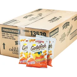 Goldfish Cheddar Crackers, 1.5 oz., 72 Packs/Box (CAM13539)