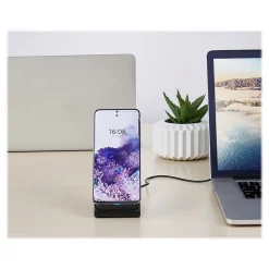 Gomovi by Vivitar Wireless Charging Stand for Qi Enabled Devices, Black (VM30090NBKT3512)