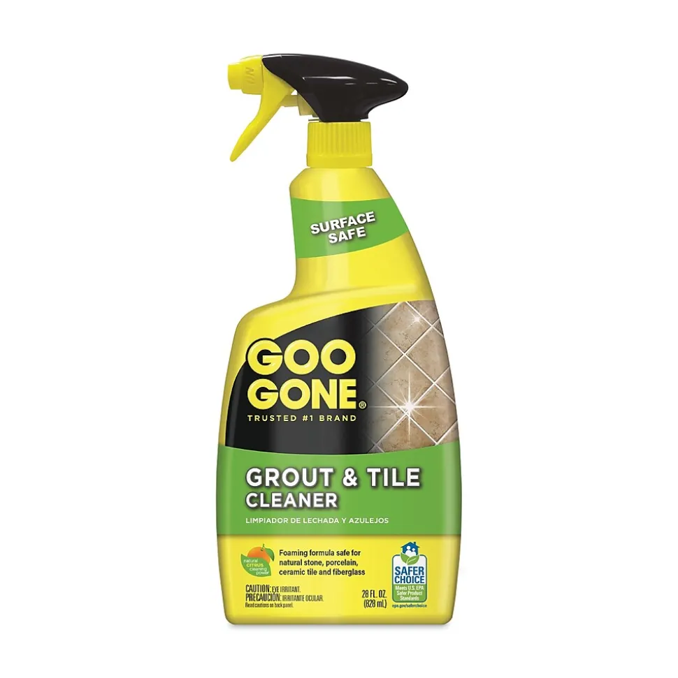 Goo Gone Grout and Tile Cleaner, Citrus Scent, 28 oz., 6/Carton (WMN2054A)