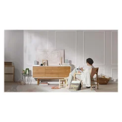 Google Nest Audio Wi-Fi Wireless Smart Speaker, Chalk (5951332)