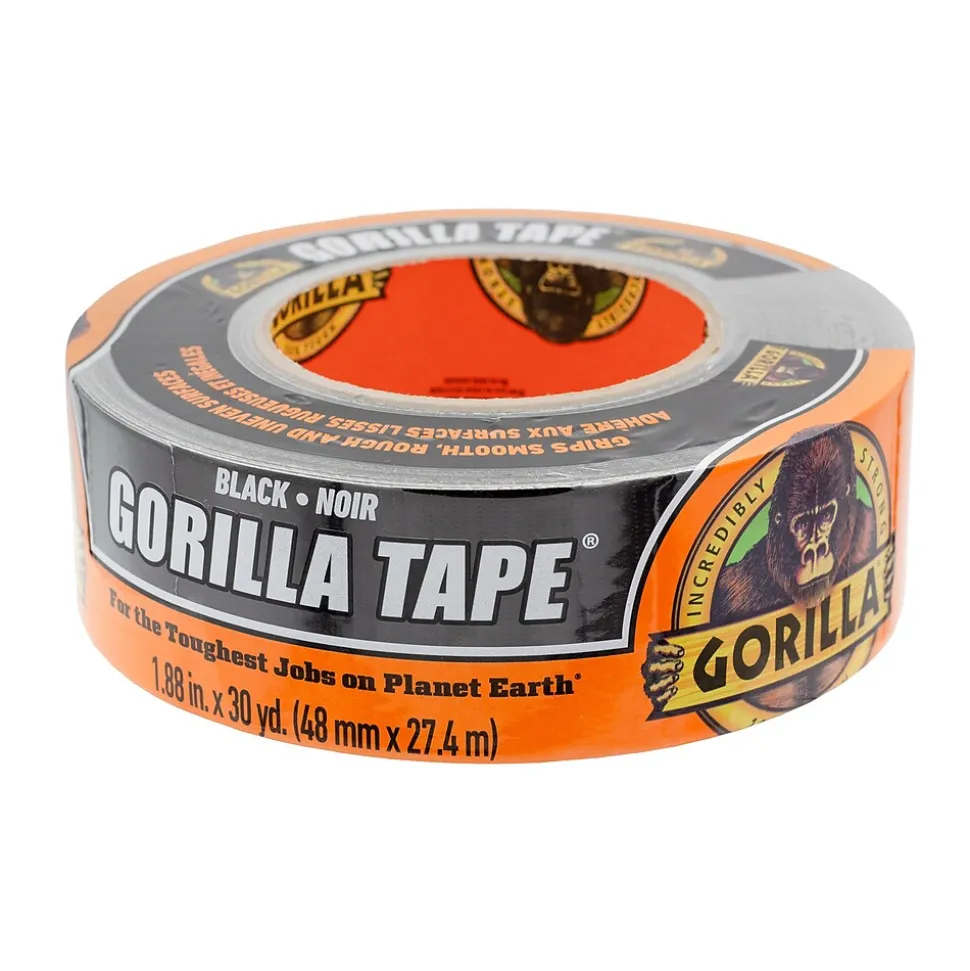 Gorilla Duct Tape, 1.88" x 30 yds., Black (105629)