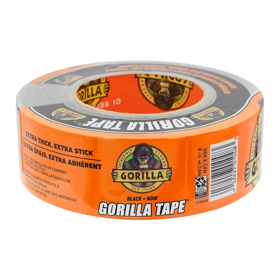 Gorilla Duct Tape, 1.88" x 30 yds., Black (105629)