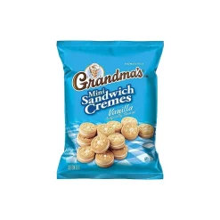Grandma's Mini Cremes Vanilla Sandwich Cookies, 2.12 oz., 60 Packs/Box (FRI45096)