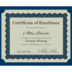 Great Papers Certificate Kits, 9.375" x 12", Multicolor, 25 Kits/Pack (2013317)