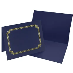 Great Papers Certificate Holders, 9.75" x 12.5", Navy, 3/Pack (938903)