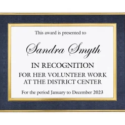 Great Papers Certificates, 8.5