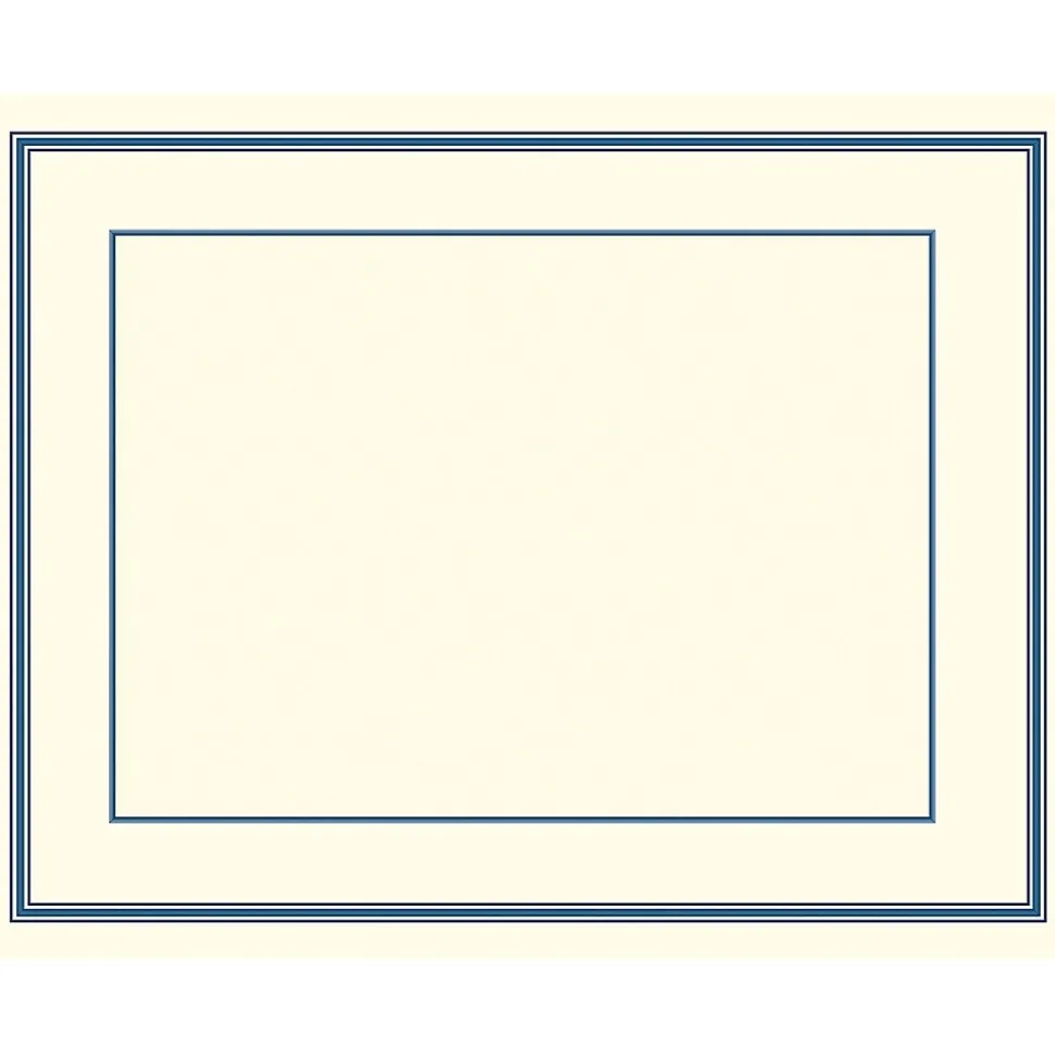 Great Papers Certificates, 8.5" x 11", Beige and Blue, 15/Count (20103774)