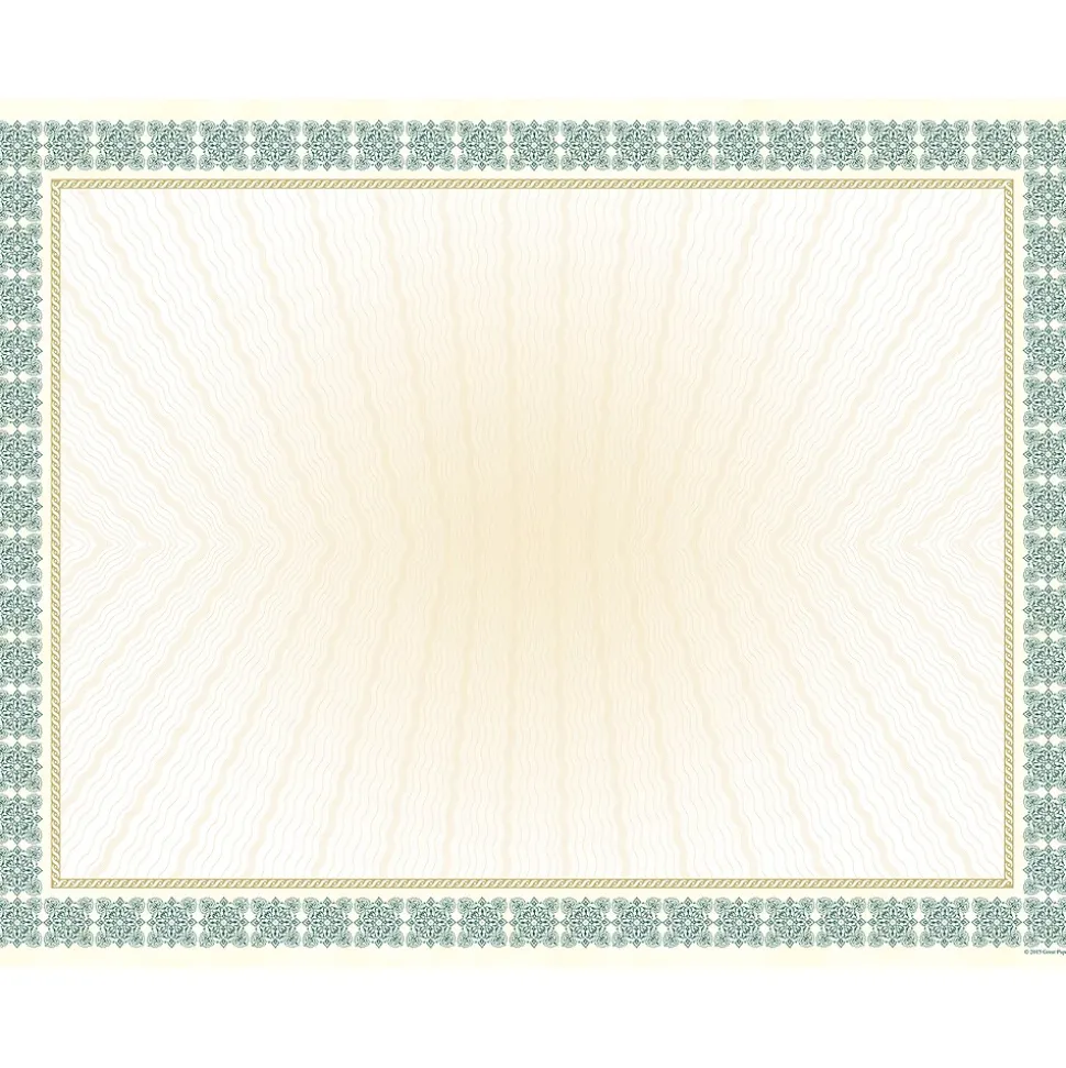 Great Papers Certificates, 8.5" x 11", Westminster Green, 6/Pack (963022)