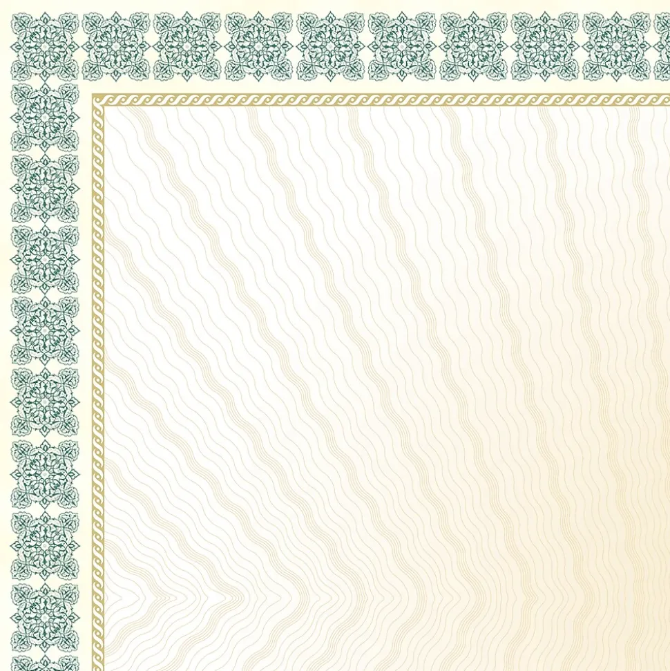 Great Papers Certificates, 8.5" x 11", Westminster Green, 6/Pack (963022)