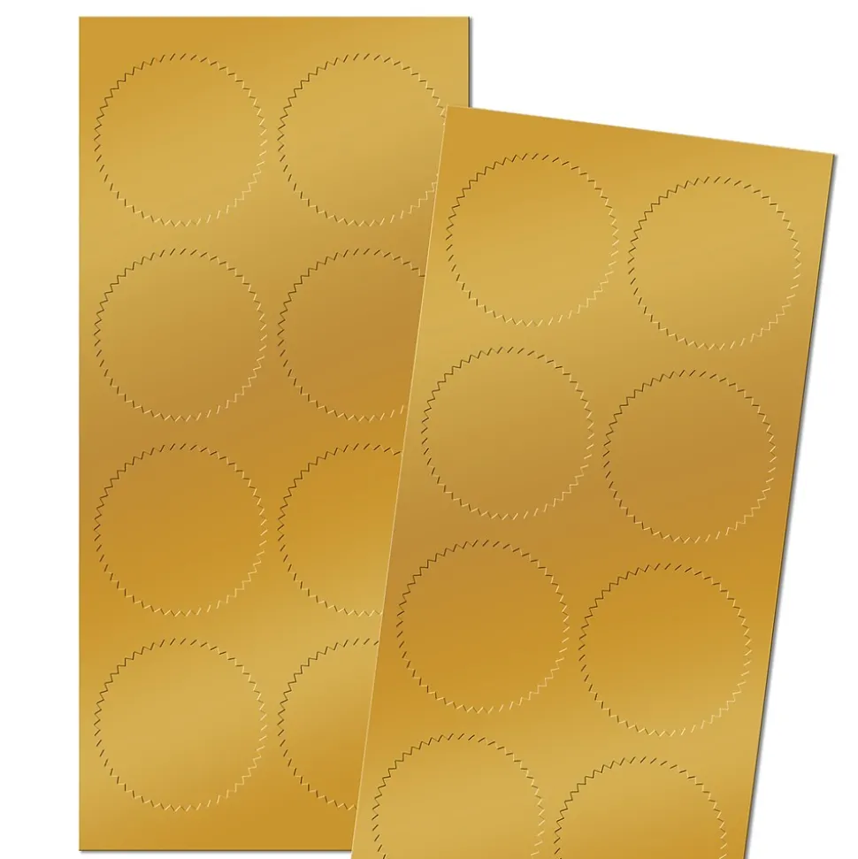 Great Papers! Gold Certificate Seal, 100/Pack (901200PK2)