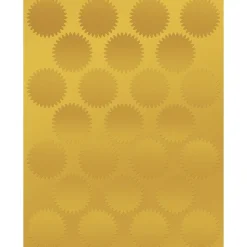 Great Papers! Gold Foil Value Certificate Seals, 100/Pack (949351)