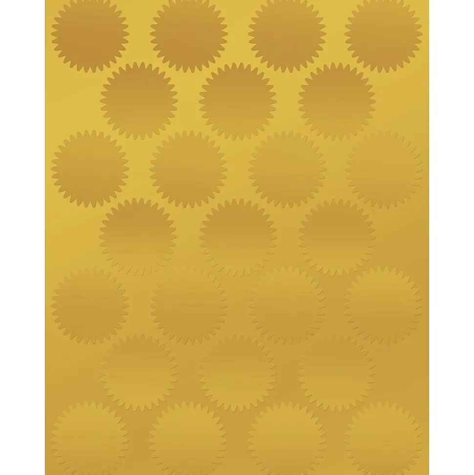 Great Papers! Gold Foil Value Certificate Seals, 100/Pack (949351)