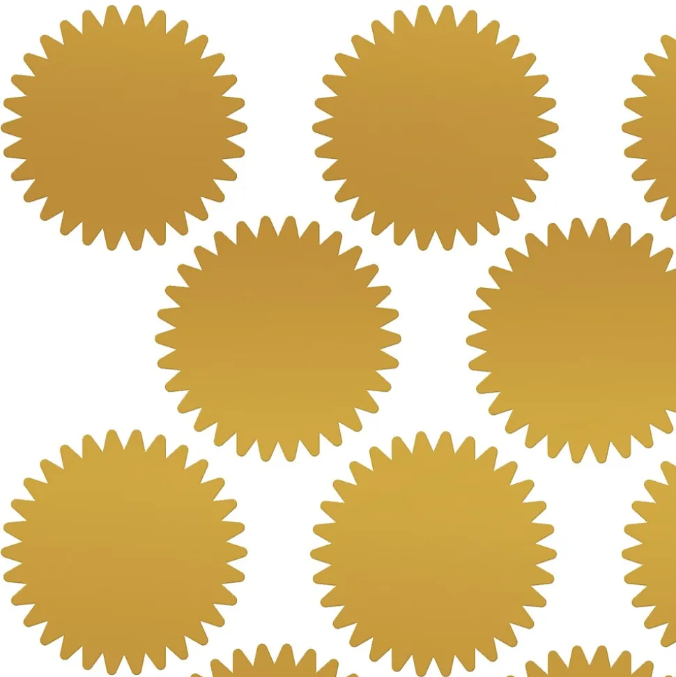 Great Papers! Gold Foil Value Certificate Seals, 100/Pack (949351)